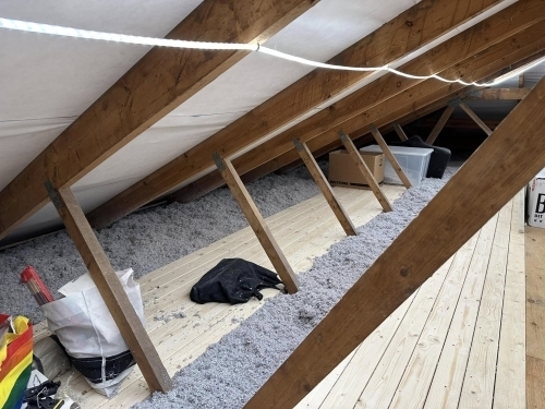 Isolering på loft