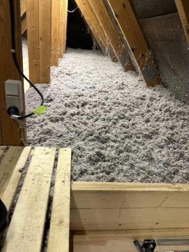 Isoleringsprojekt på loft